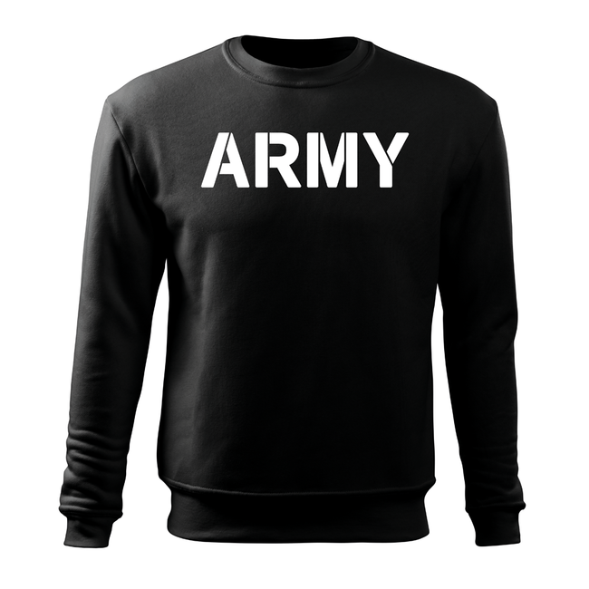 DRAGOWA felpa da uomo army, nera 300g/m2
