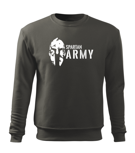 DRAGOWA Spartan army felpa 300g/m2, grigia