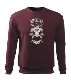 DRAGOWA moški pulover special forces 300 g/m², bordo