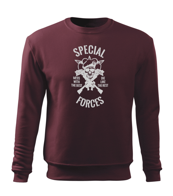 DRAGOWA Special forces felpa da uomo 300g/m2, bordeaux