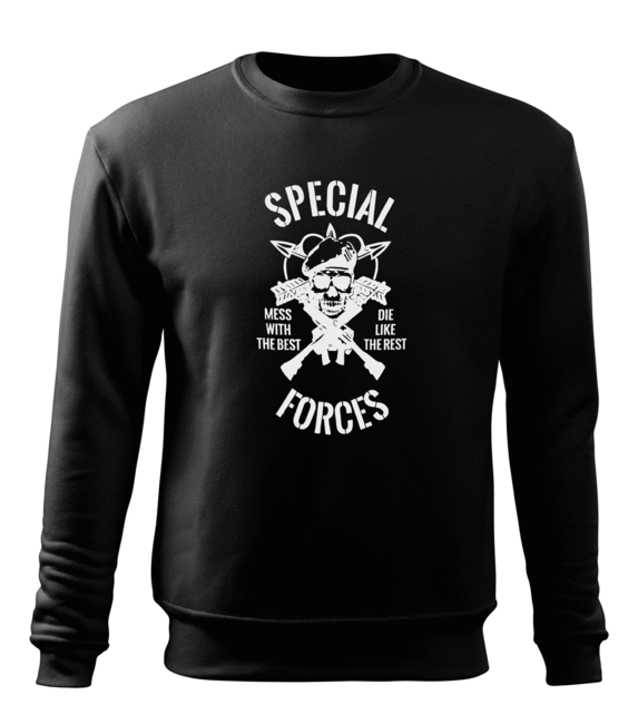 DRAGOWA Special forces felpa 300g/m2, nera