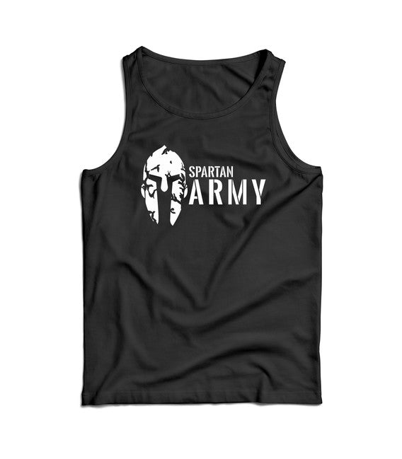 DRAGOWA Spartan Army canottiera da uomo 160g/m2, nera