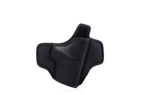 Falco Mayer OWB Glock 19 fondina da cintura aperta in nylon pancake, nera autentico