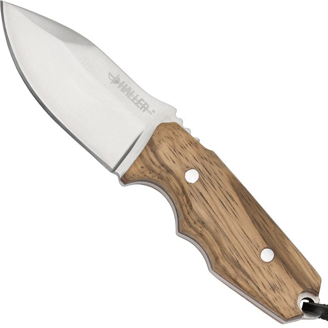 Haller Outdoor Zebraholzgriff coltello con lama fissa