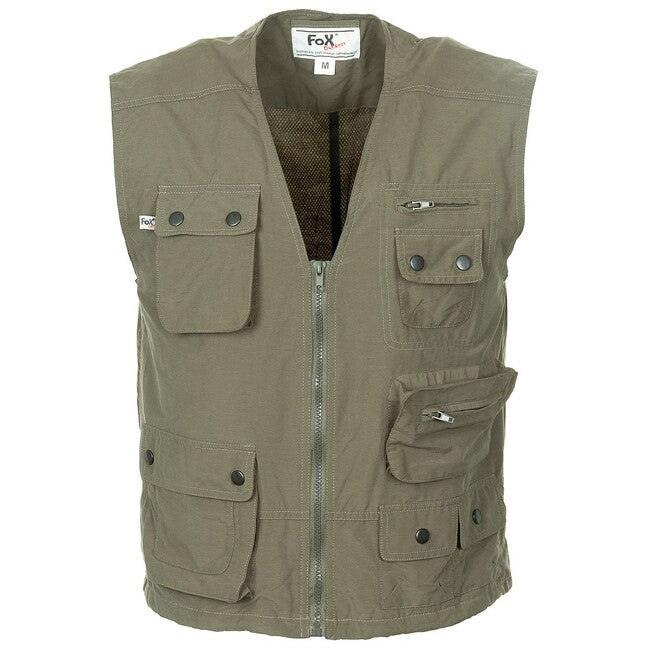 Fox Outdoor Gilet con microfibra, verde OD