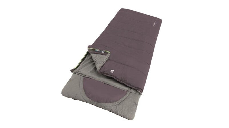 Outwell Contour sacco a pelo sinistro, viola scuro