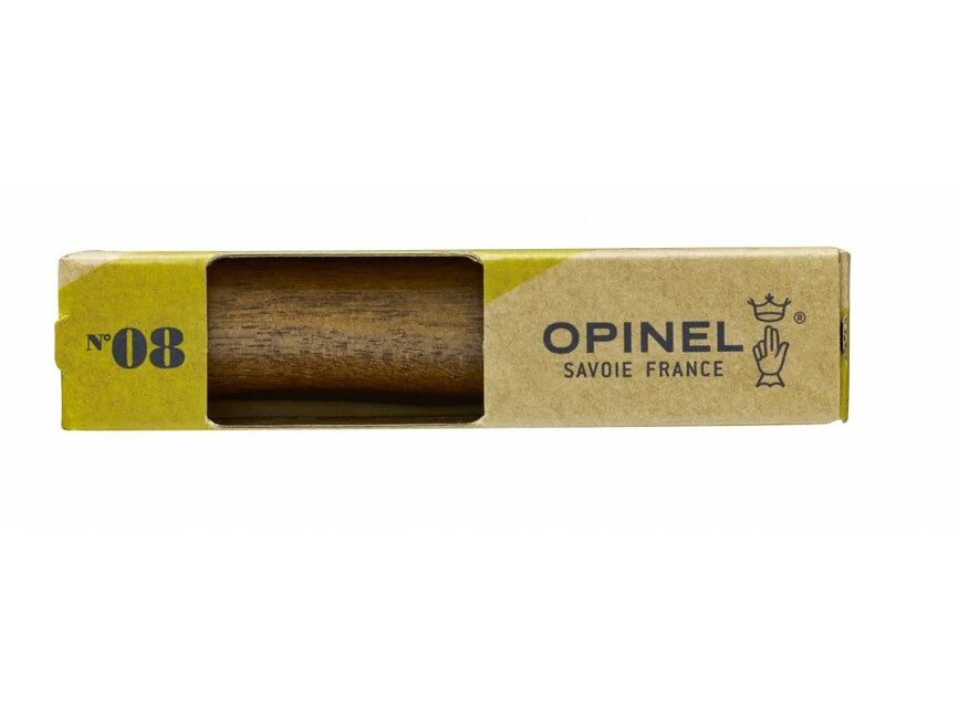 Opinel Vri Coltello pieghevole n°08 inox, noce
