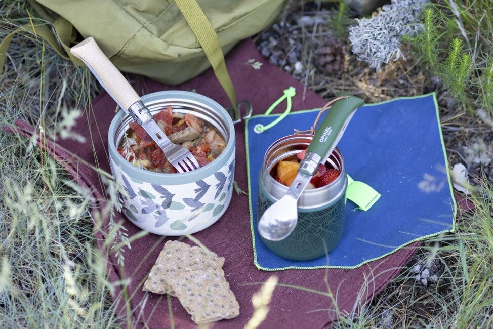Opinel Set completo da campeggio PICNIC+ con coltello N°08, naturale