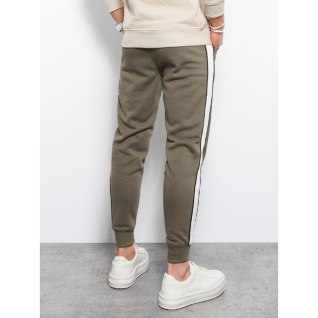 Ombre P865 pantaloni sportivi da uomo, oliva