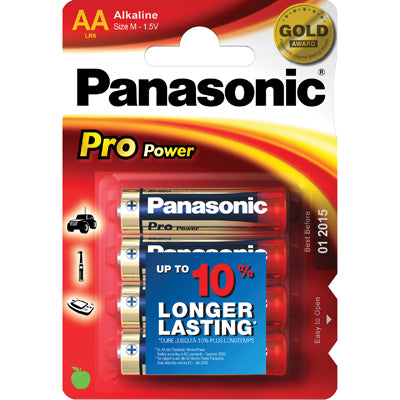 Panasonic Pro Power AA / Batteria Mignon 4 pezzi