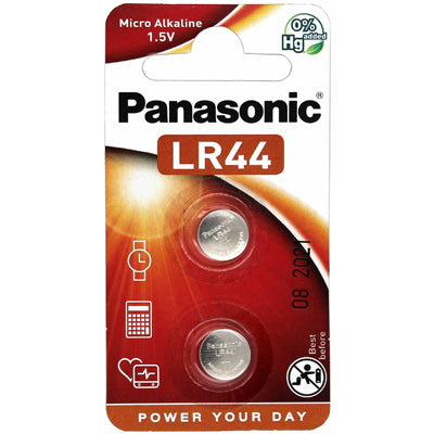 Panasonic LR44 Batteria a bottone 2 pezzi
