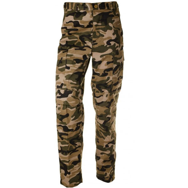 O&T Pantaloni da uomo bdu, custom foresta