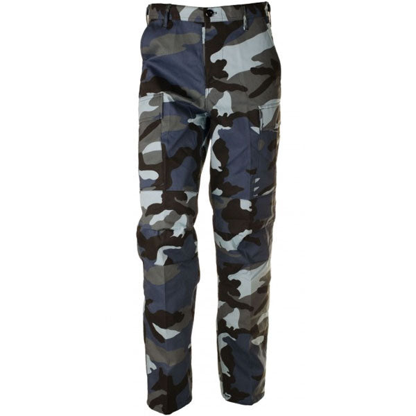 O&T Pantaloni da uomo BDU, skyblue
