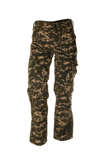 O&T Cityhunter Rip-Stop pantaloni da uomo digital woodland, marroni