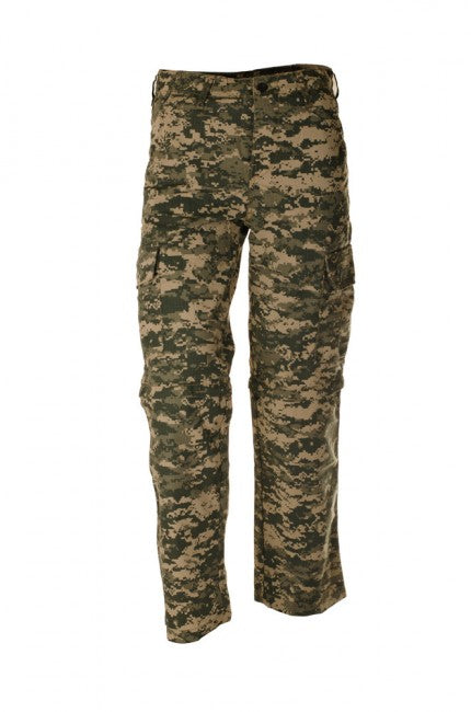 O&T Cityhunter pantaloni da uomo rip-stop digital woodland, verdi