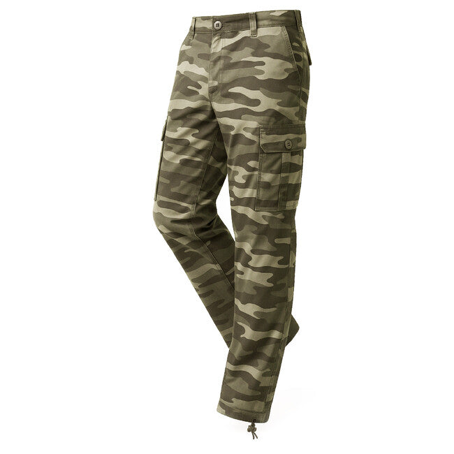Loshan Alan pantaloni imbottiti da uomo, mimetico chiaro