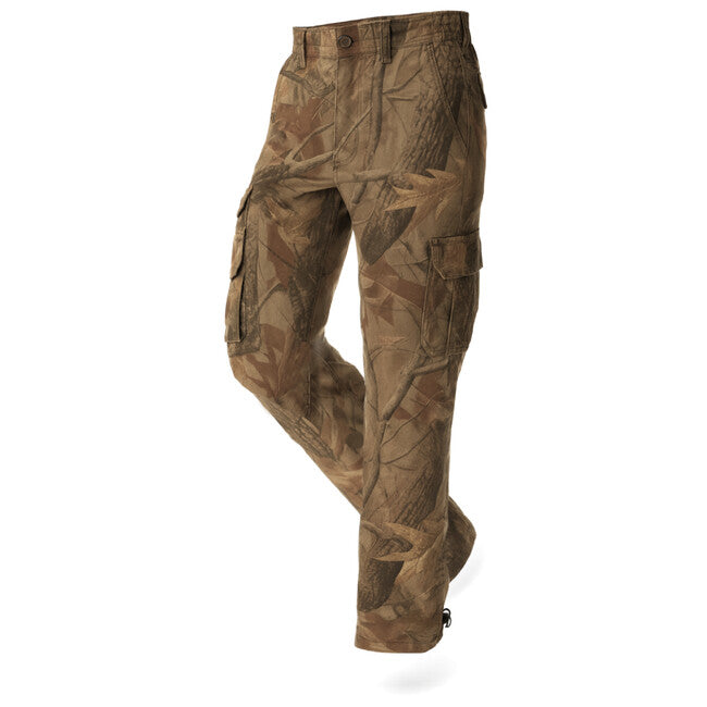 Loshan Kerry pantaloni imbottiti da uomo motivo Real tree, scuro