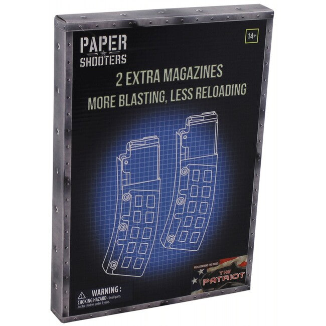 Paper Shooters Patriot caricatori di ricambio per, 2 pz.