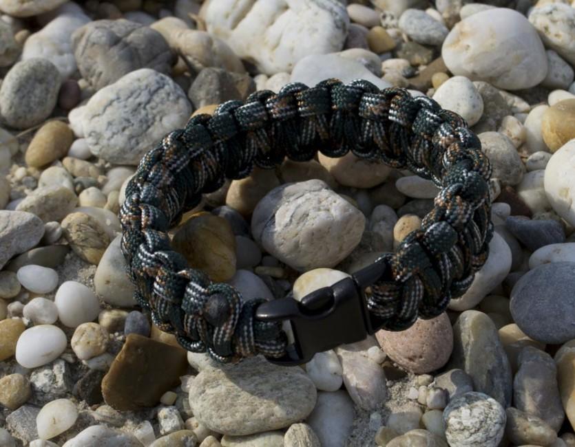 O&T braccialetto paracord, mimetico