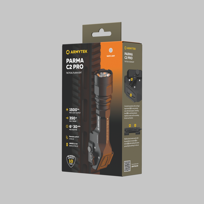ArmyTek Parma C2 Pro luce per armi compatta ricaricabile 1500lm