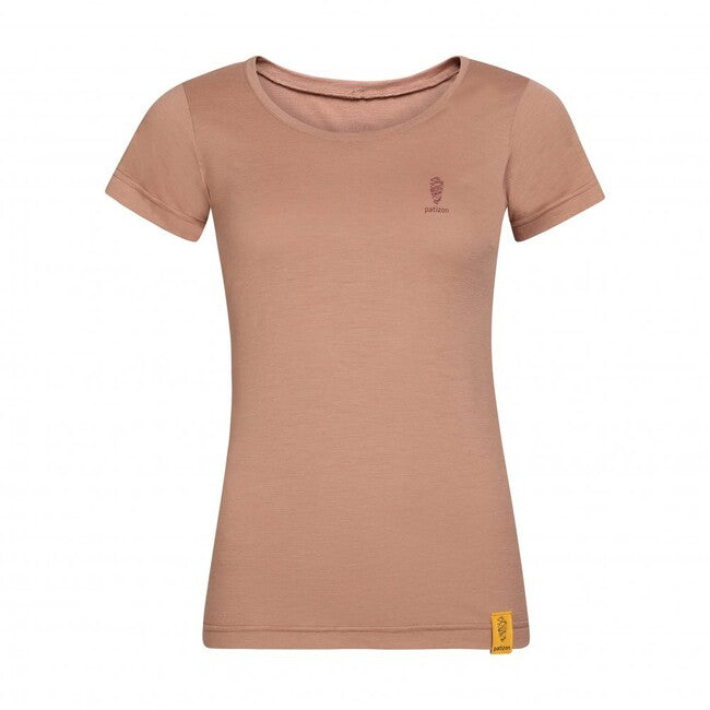 Patizon Camicia a manica corta in merino da donna, clove