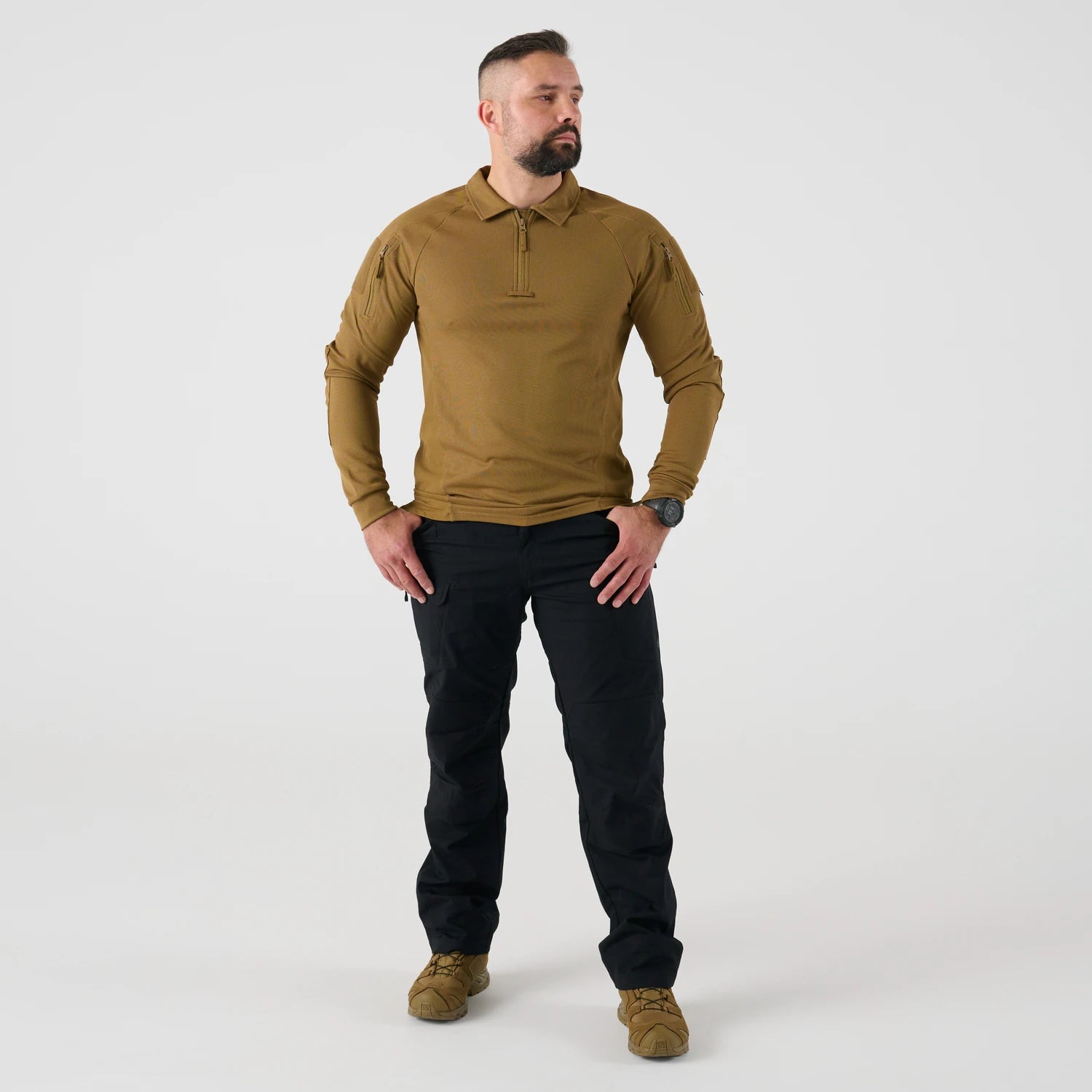 Helikon-Tex Range nátelník taktický s dlhým rukávom – detail 1