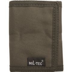 Mil-Tec portafoglio, oliva, con chiusura a strappo