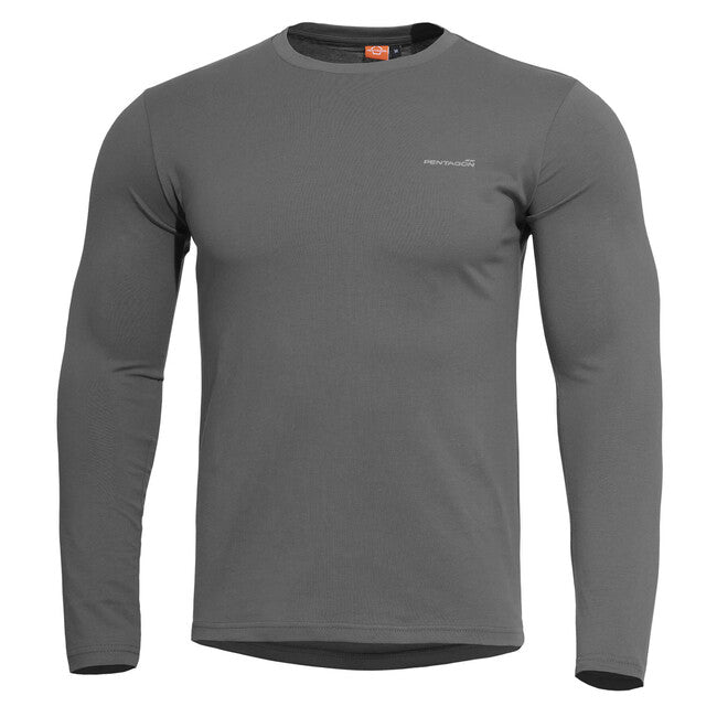Pentagon Ageron 2.0 maglietta a maniche lunghe, grigio lupo