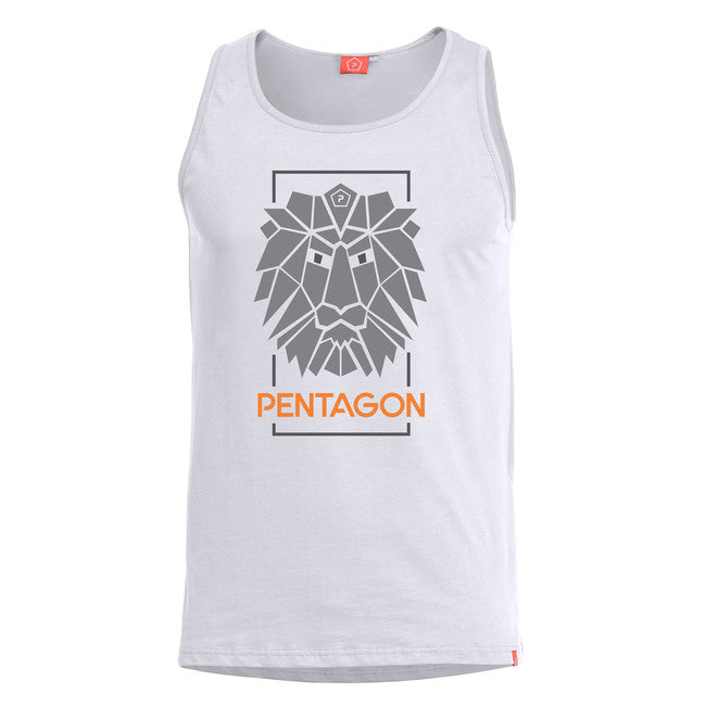 Pentagon Astir Lion canotta, bianca
