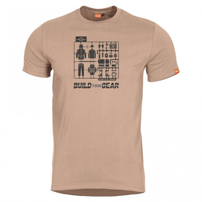 Pentagon Built Your Gear maglietta, khaki