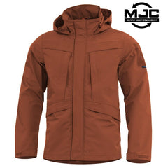 Pentagon Hurricane Shell men's jacket, maroon red