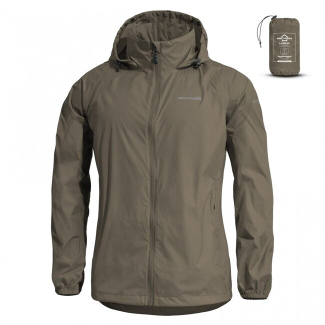 Pentagon Cloudburst giacca impacchettabile, grigio scuro