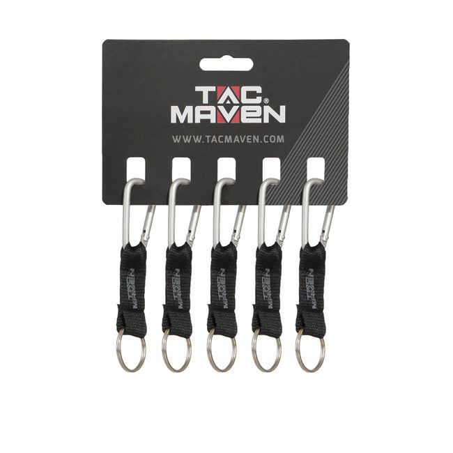 Pentagon moschettone pentagonale per chiavi 5mm, grigio