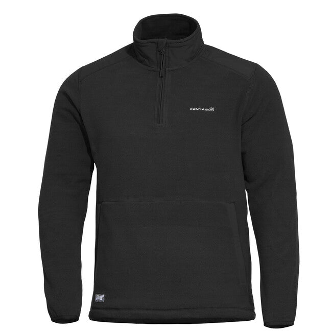 Pentagon Kedros 2.0 felpa con cappuccio in pile, nera