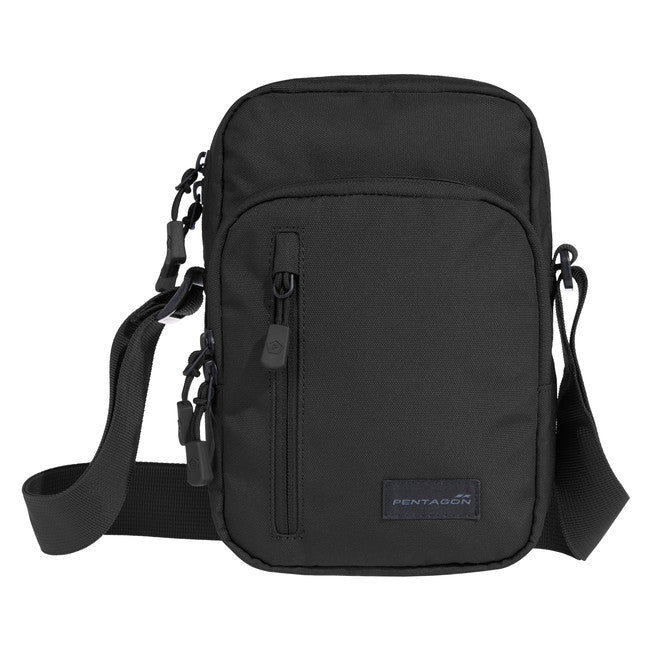 Pentagon Kleos Messenger borsa a tracolla, nera