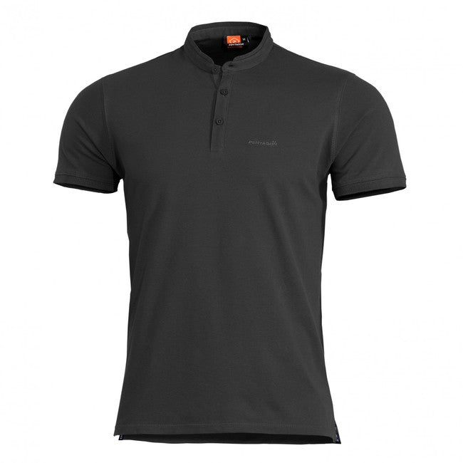 Pentagon Levantes t-shirt henley, nero