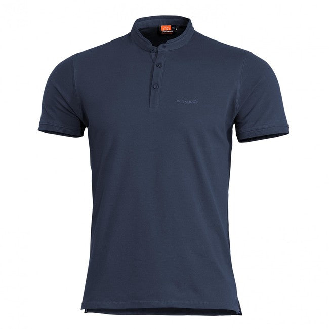 Pentagon Levantes T-shirt Henley, blu navy