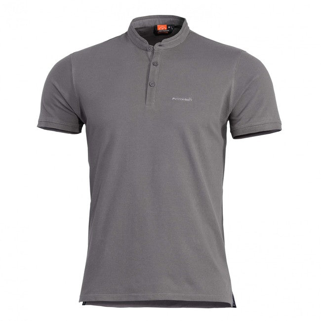 Pentagon Levantes t-shirt Henley, grigio