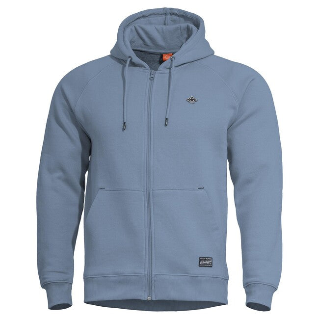 Pentagon Phaeton felpa con zip, blu alba