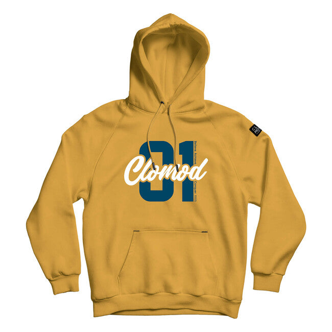 Pentagon One felpa con cappuccio, gialla