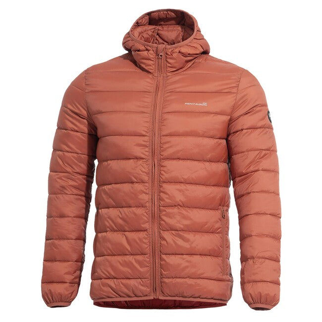 Pentagon Aurora giacca da uomo con cappuccio, rossa maroon