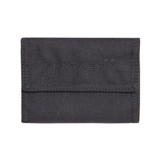 Pentagon Stater 2.0 portafoglio con chiusura a strappo, nero
