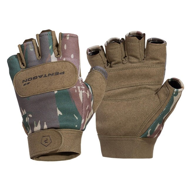Pentagon Duty Mechanic guanti senza dita, gr.camo