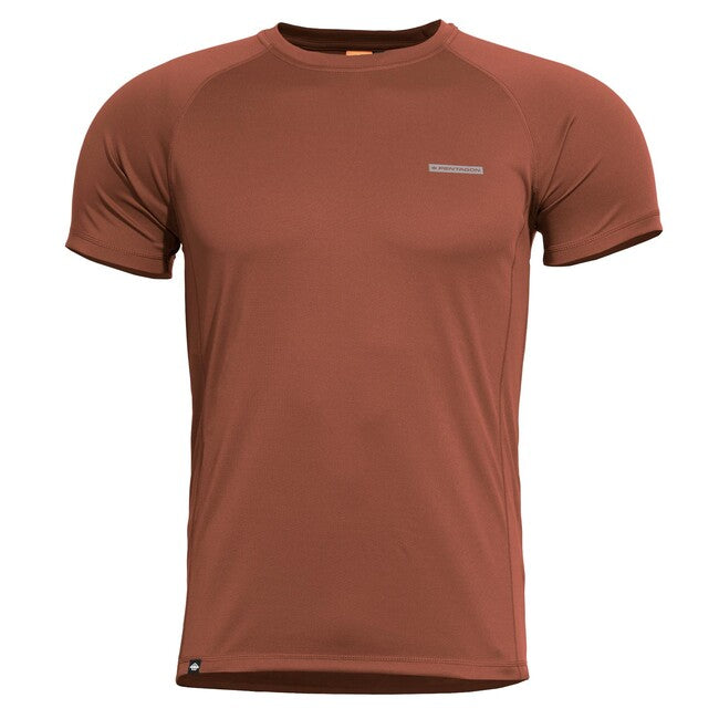 Pentagon Bodyshock Mk4 maglietta ad asciugatura rapida, rosso maroon