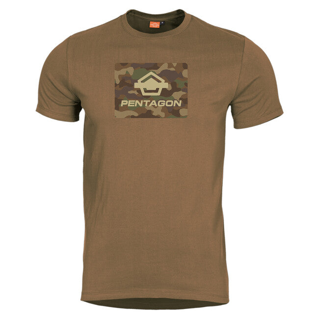 Pentagon maglietta spot camo, coyote