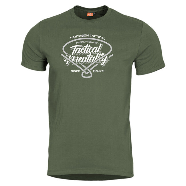 Pentagon Mentalitá del tattica t-shirt, oliva