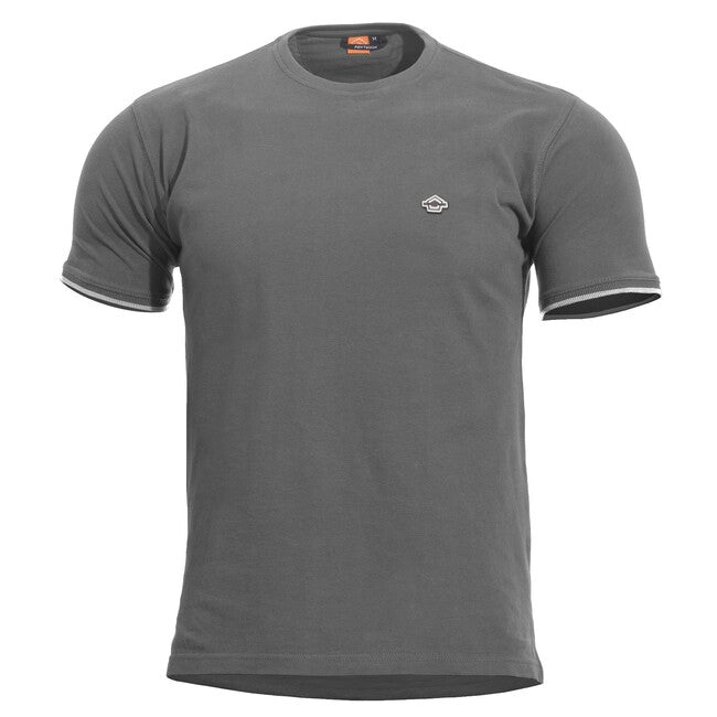 Pentagon Maglietta Levantes Stripes, grigia