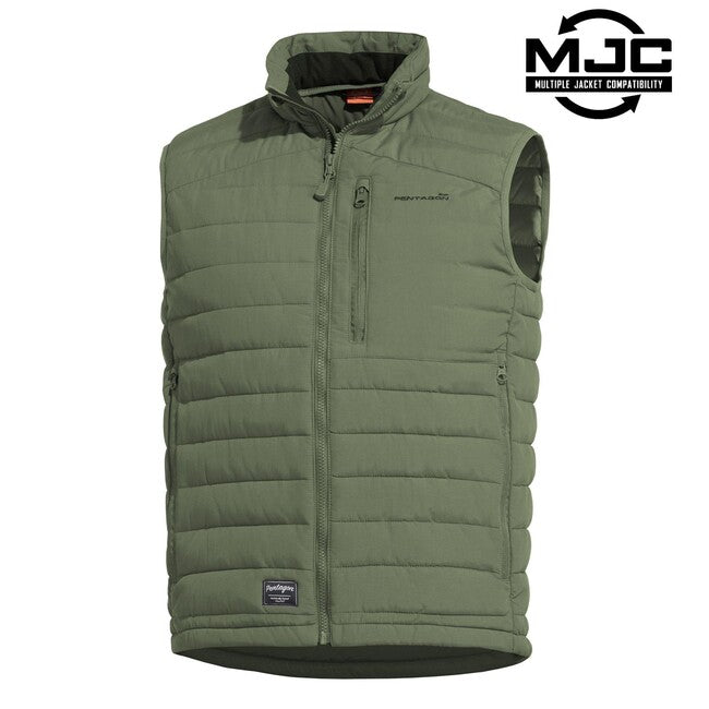 Pentagon Arcadian gilet, verde mimetico