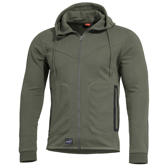 Pentagon Pentathlon 20 felpa con cappuccio, camo verde