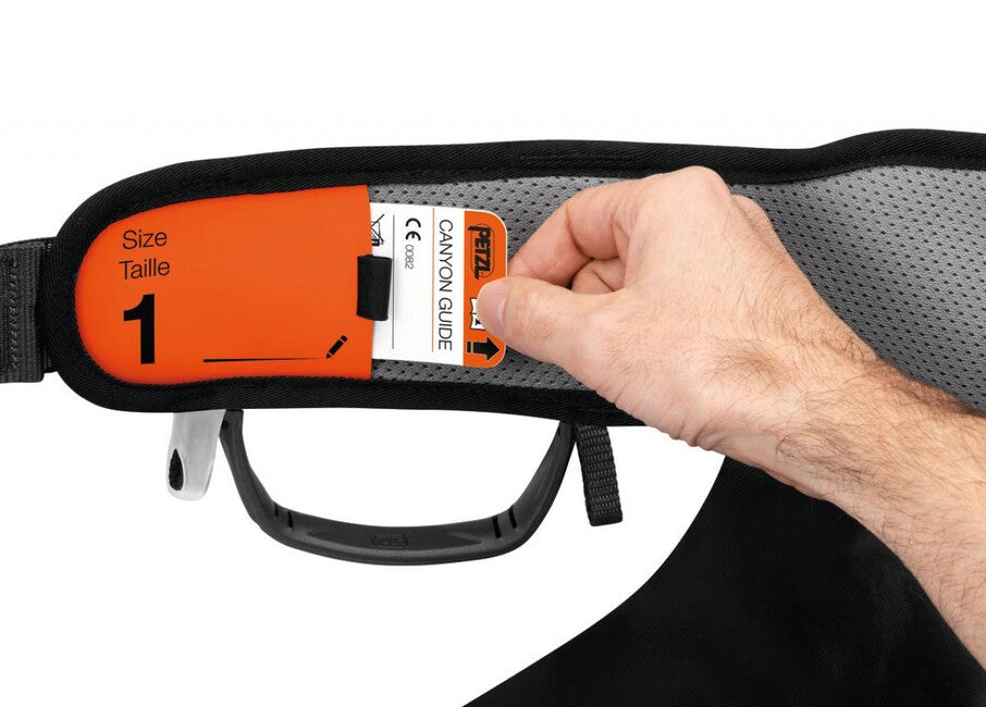Petzl Canyon Guide imbracatura per seggiolino con inserto nero